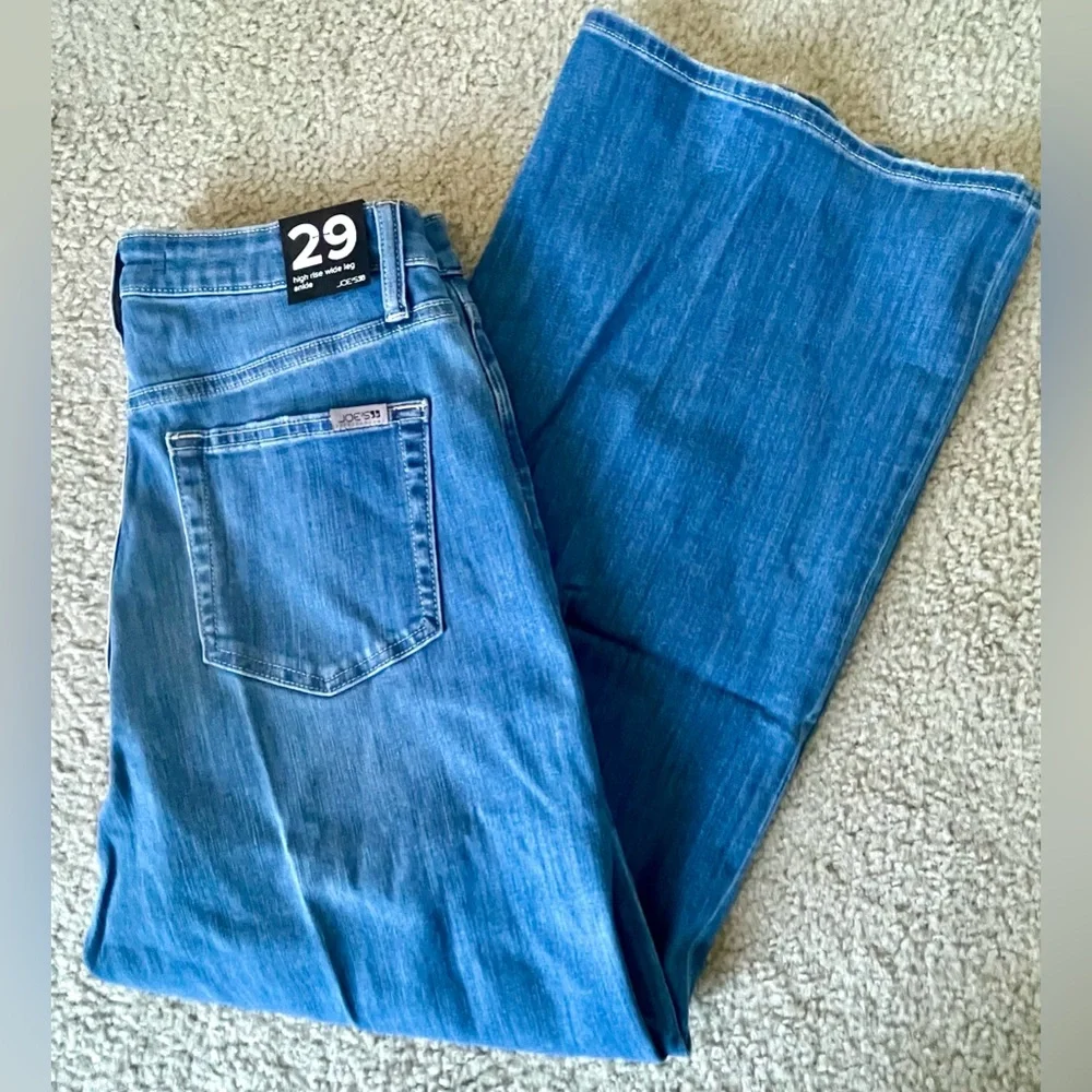 JOE'S Jeans Wide Leg Ankle Jean Wicked Game Size 29 Brand New Sustainable Denim - Picture 5 of 13